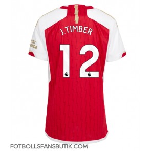 Arsenal Jurrien Timber #12 Replika Hemmatröja Damer 2023-24 Kortärmad